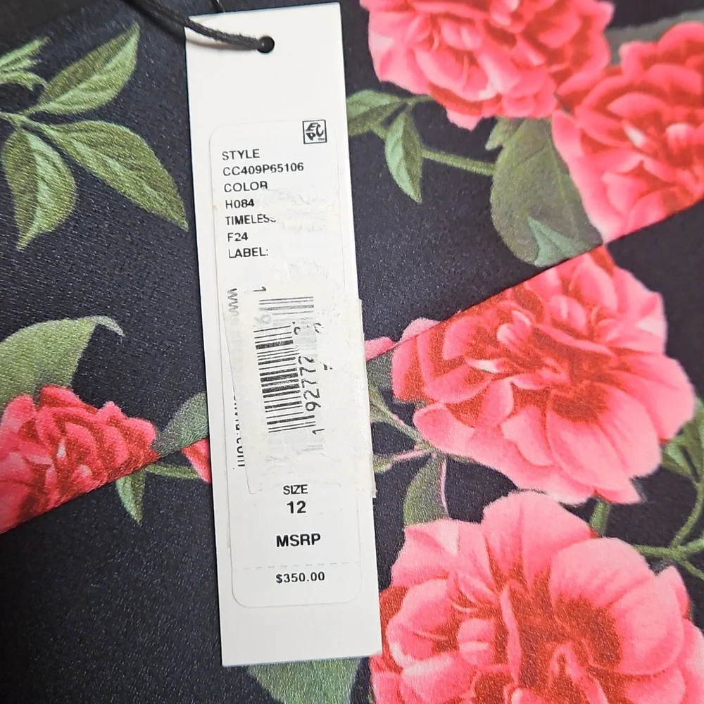 NWT! Alice + Olivia Olivia Floral Fit-and-Flare Boot-Cut Pants